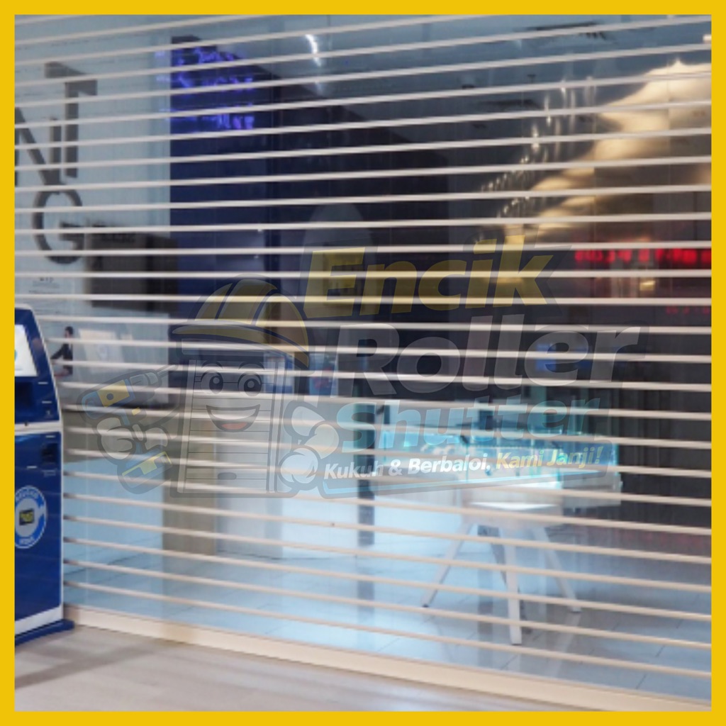 Roller shutter tahan api di gudang patuh BOMBA