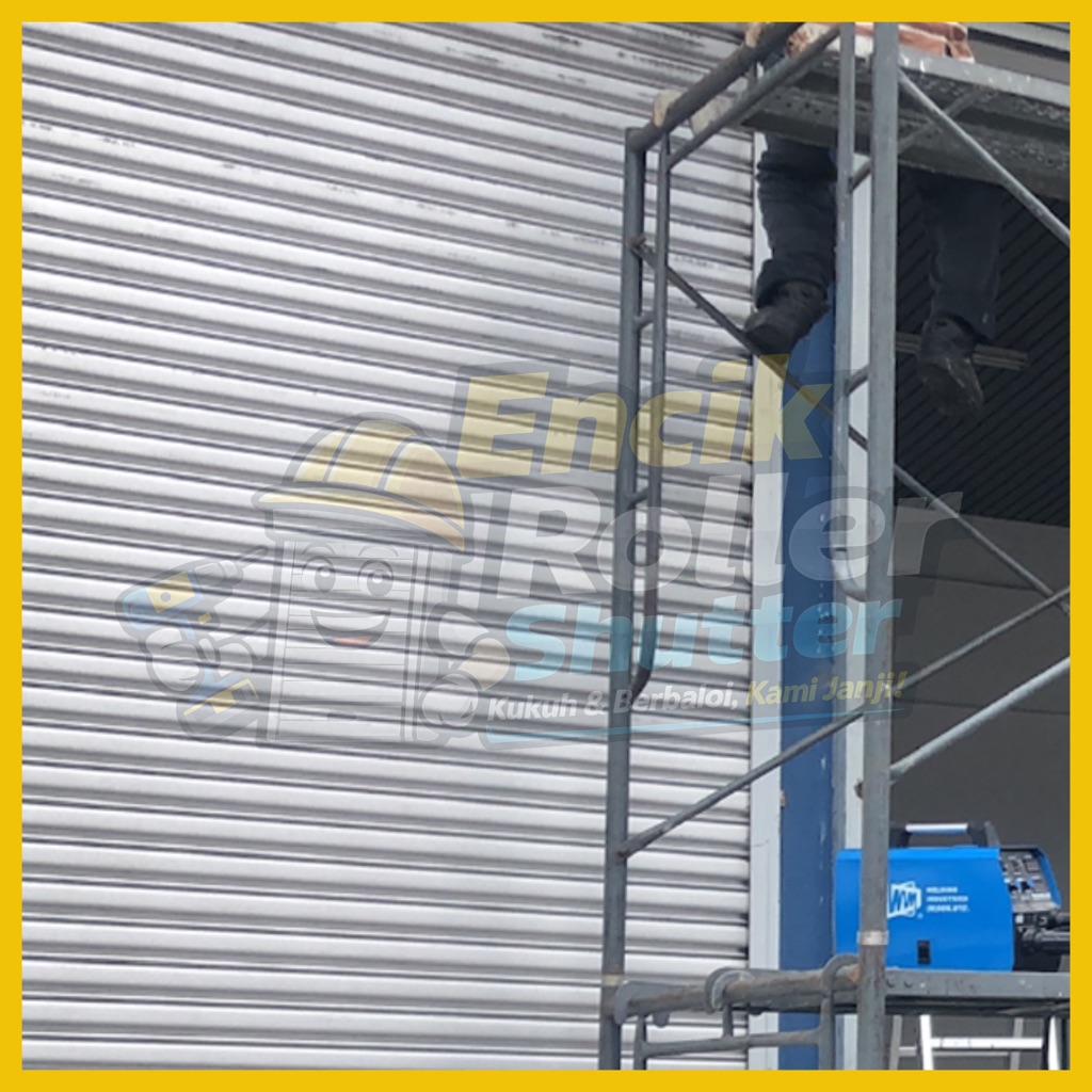 Naik taraf motor roller shutter — manual kepada automatik